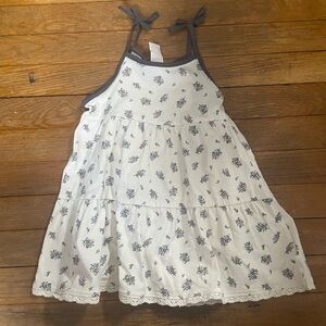 NWOT floral Print Dress with Gray Accents size 18M